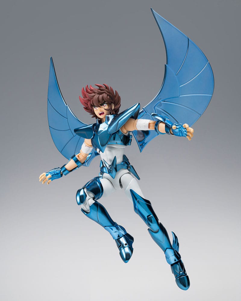 Figurine de collection exclusive en armure bleue, posée en action, Sanctuary Collector