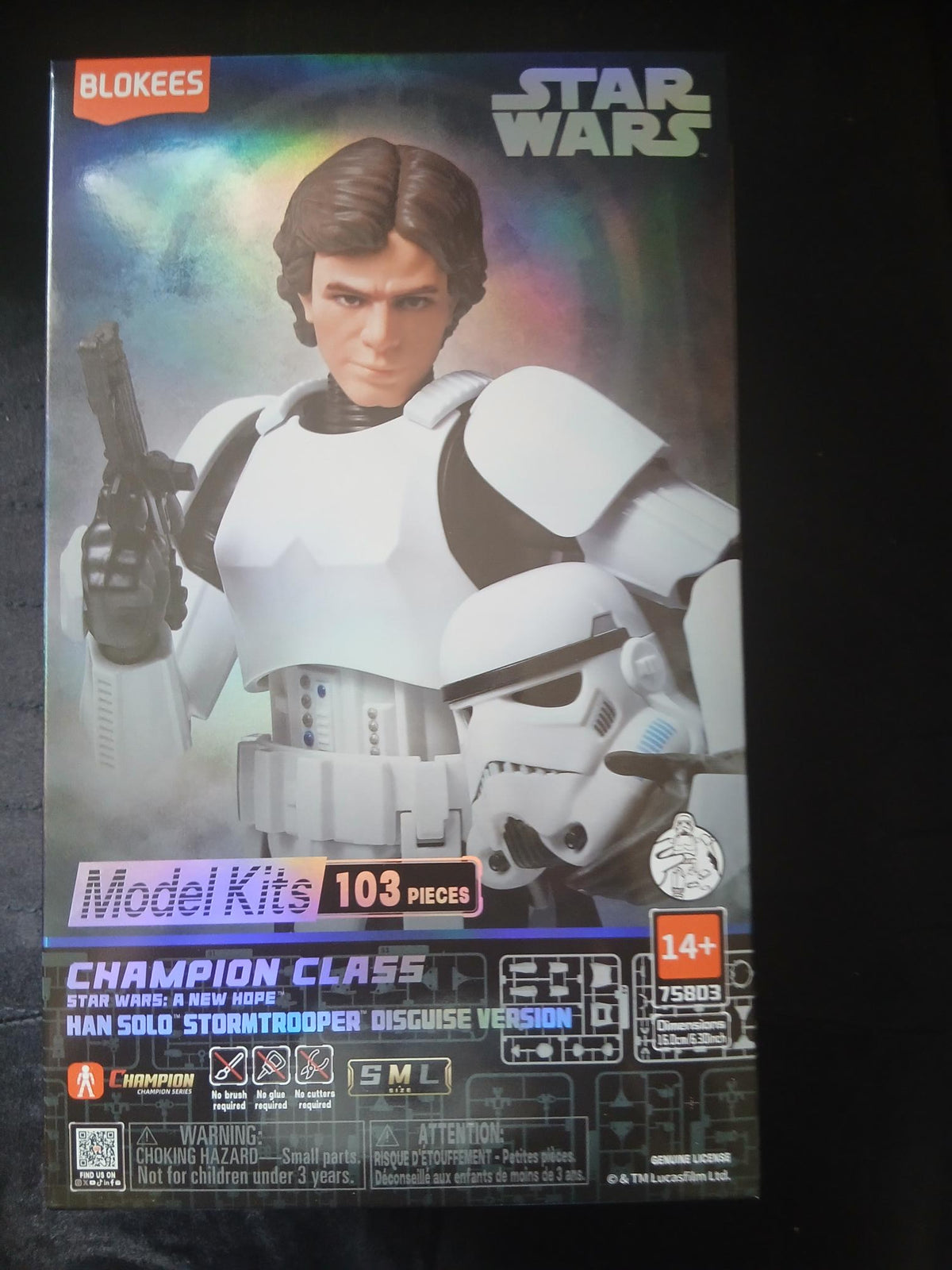 Star Wars Blokees Champion Class 03 Han Solo Stormtrooper Disguise Version