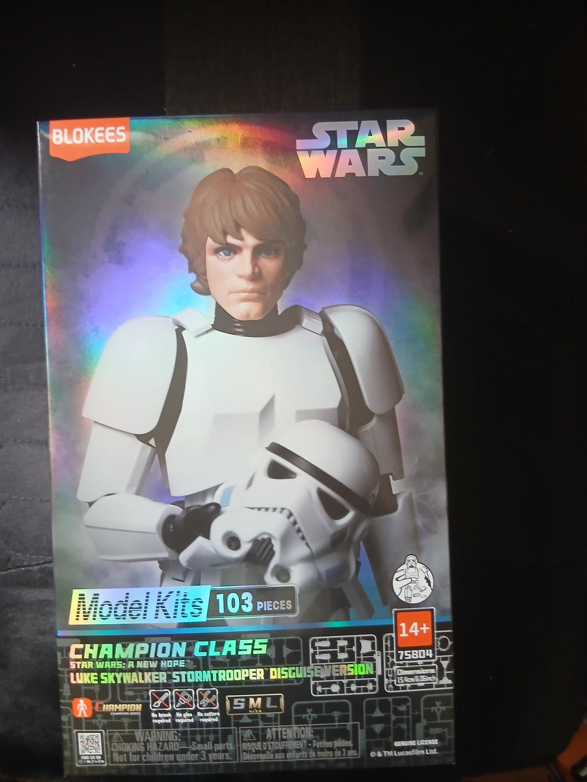 Star Wars Blokees Champion Class 04 Luke Skywalker Stormtrooper Disguise Version