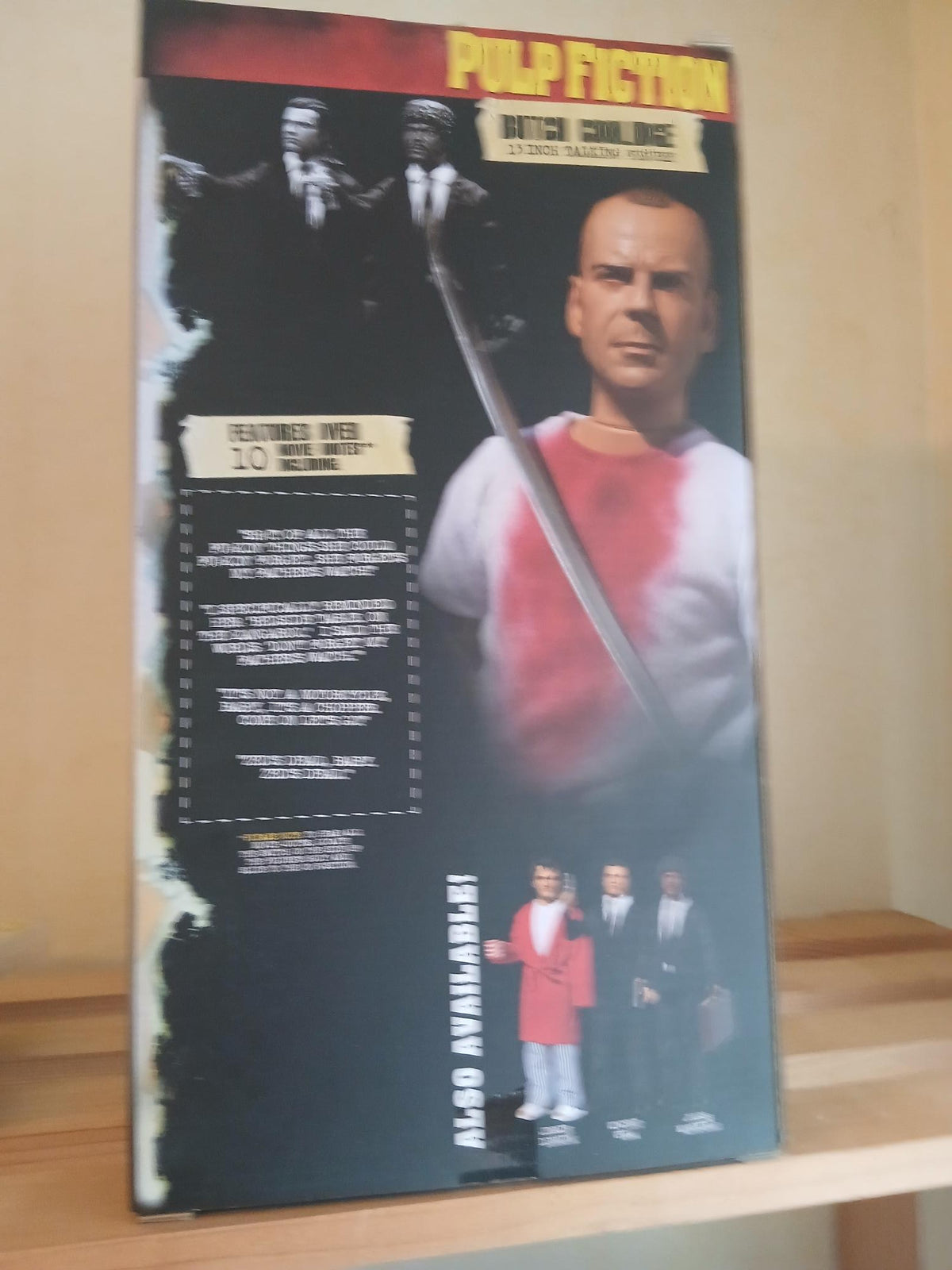 Figurine Pulp Fiction Butch Coolidge 13" (33cm) Parlante -par Beeline Creative / Miramax (2015) Neuf scellé