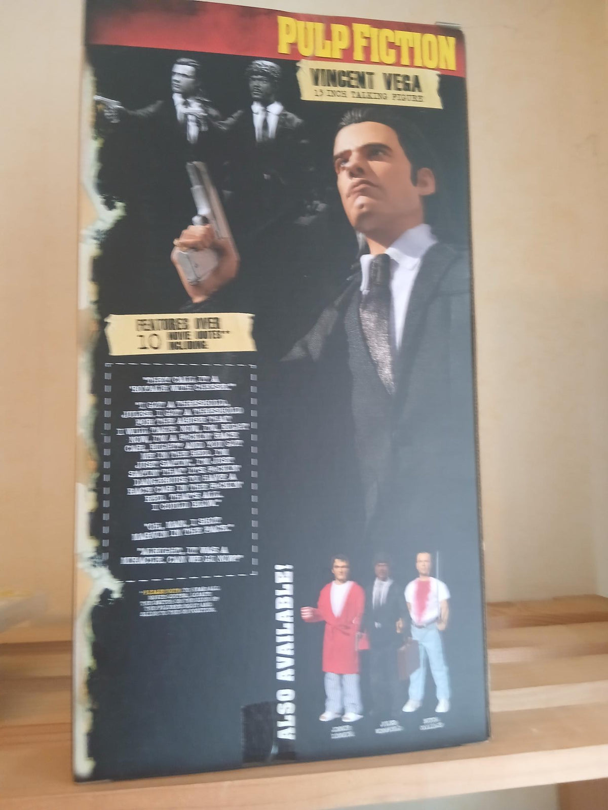 Figurine Pulp Fiction Vincent Vega 13" (33cm) Parlante - par Beeline Creative / Miramax (2015) Neuf scellé
