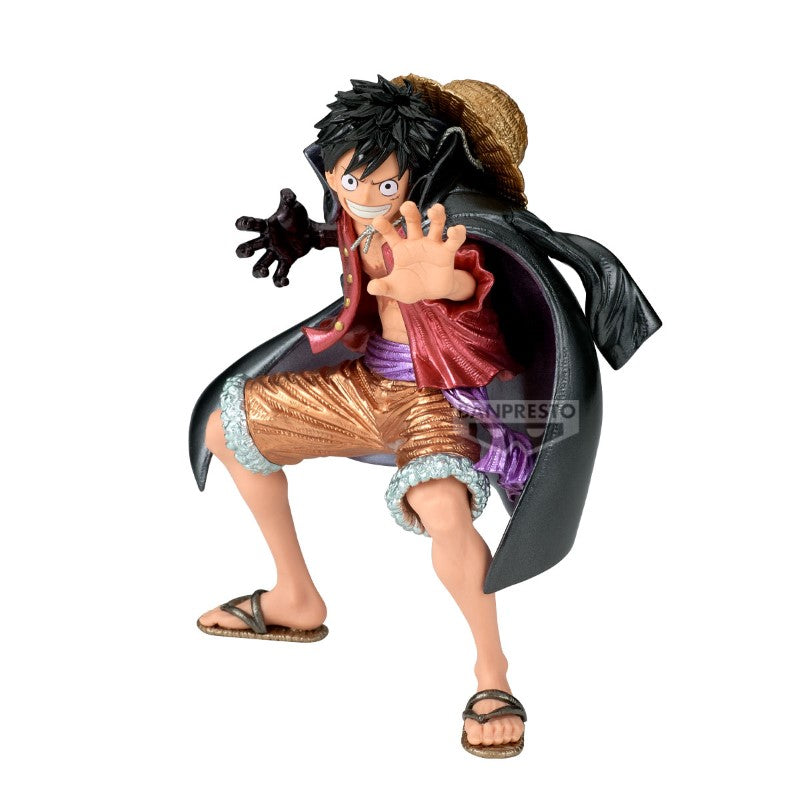 Figurine de collection Luffy en action, exclusive Sanctuary Collector, vêtement coloré et chapeau de paille