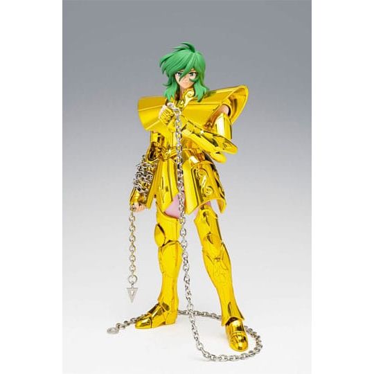 Figurine de collection dorée avec armure et cheveux verts, exclusive Sanctuary Collector