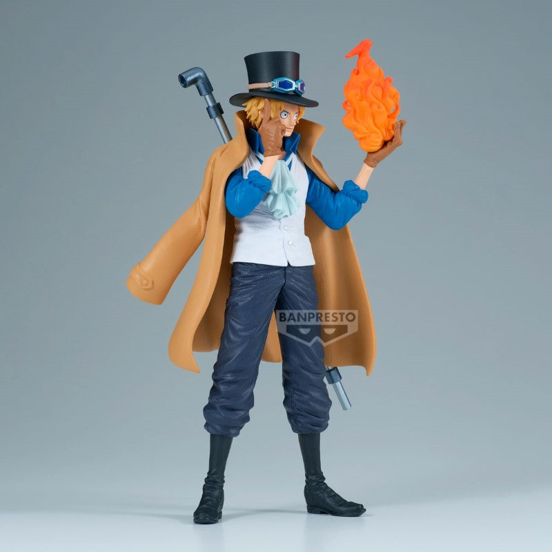 Figurine de collection Banpresto, personnage manga avec chapeau haut de forme et flamme, Sanctuary Collector