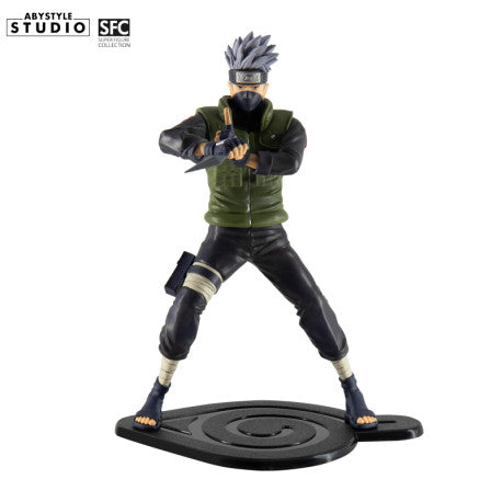Figurine Kakashi Naruto Shippuden, socle noir, détails réalistes, collection Sanctuary Collector
