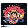 Tapis de souris One Piece, Luffy chibi, fond noir, design manga, Sanctuary Collector